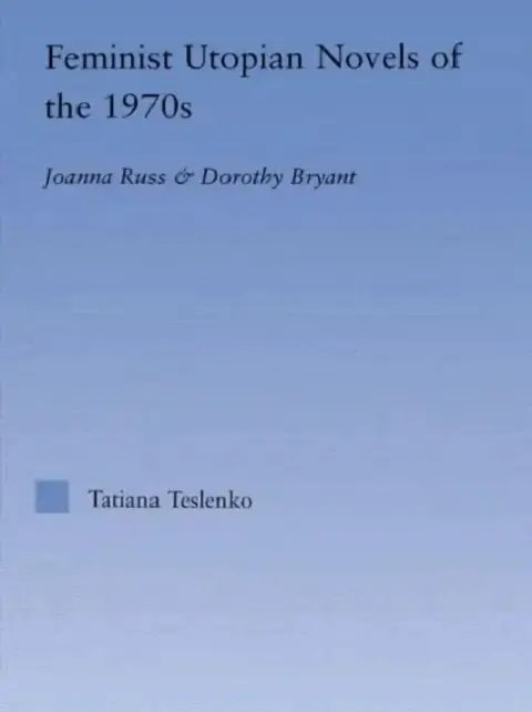 Cover of Feminist Utopian Novels of the 1970s