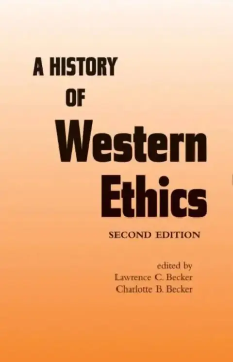 Cover of A History of Western Ethics