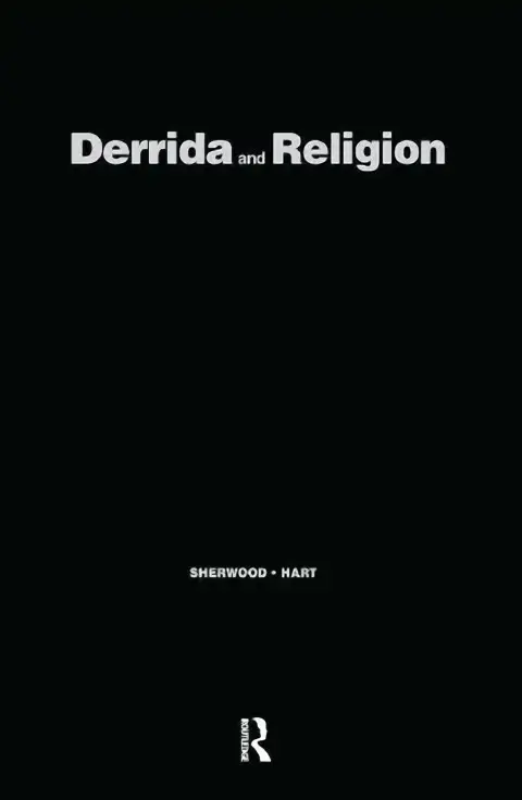 Cover of Derrida and Religion