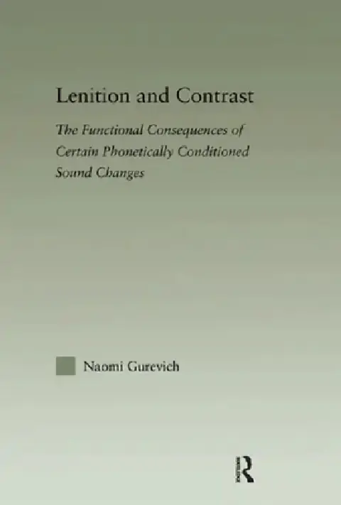 Cover of Lenition and Contrast
