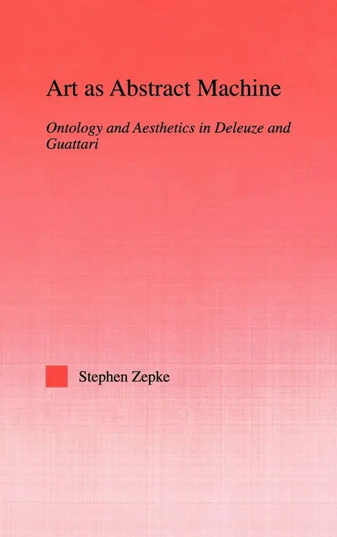 Cover of Art as Abstract Machine