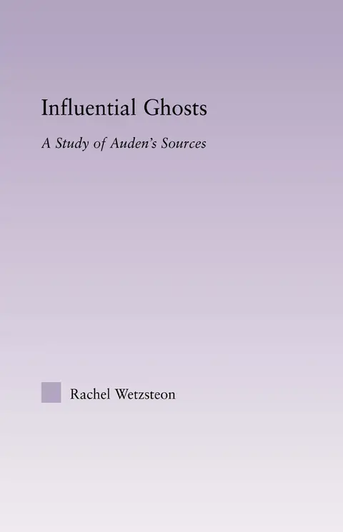 Cover of Influential Ghosts