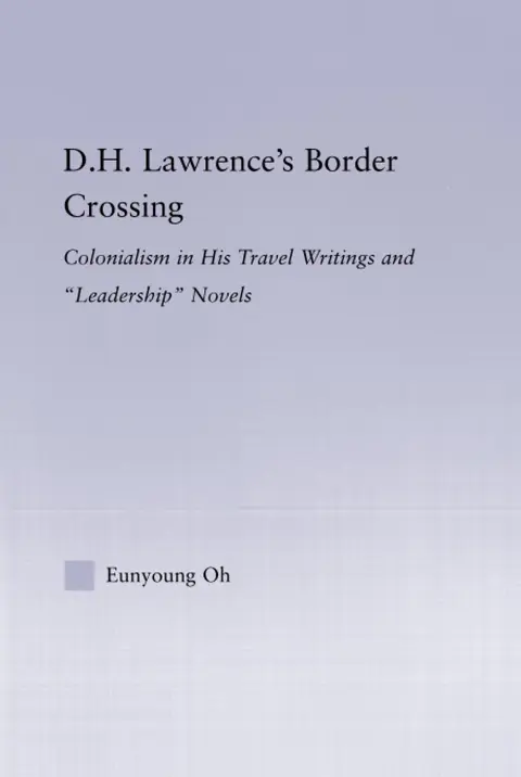 Cover of D.H. Lawrence's Border Crossing