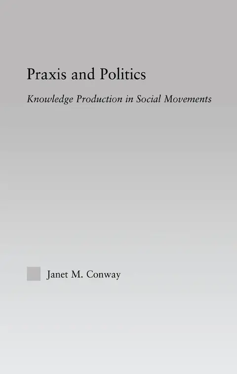 Cover of Praxis and Politics