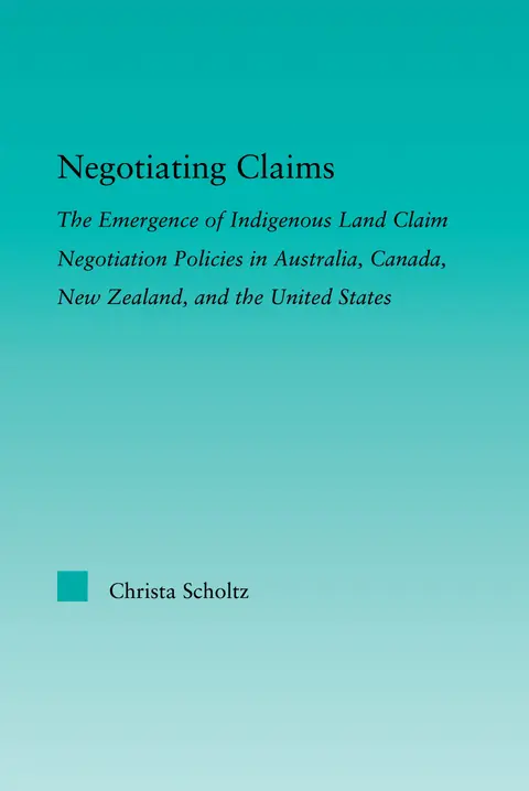 Cover of Negotiating Claims