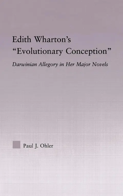 Cover of Edith Wharton's "Evolutionary Conception"