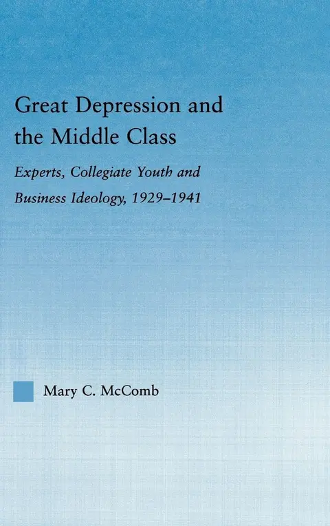 Cover of Great Depression and the Middle Class