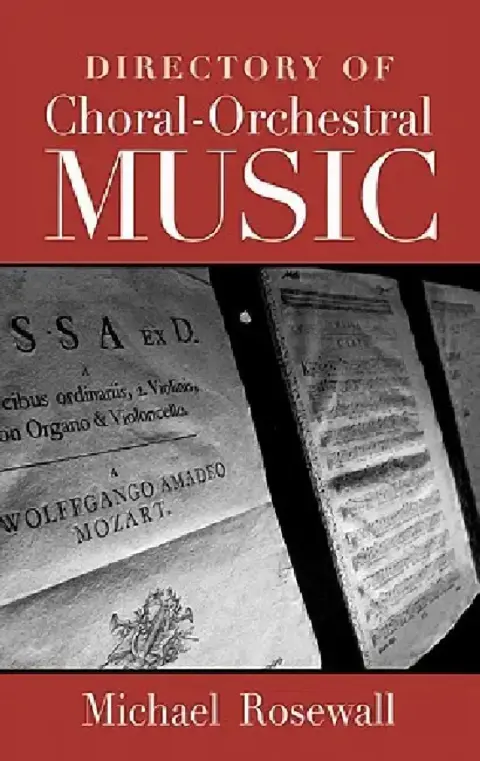 Cover of Directory of Choral-Orchestral Music