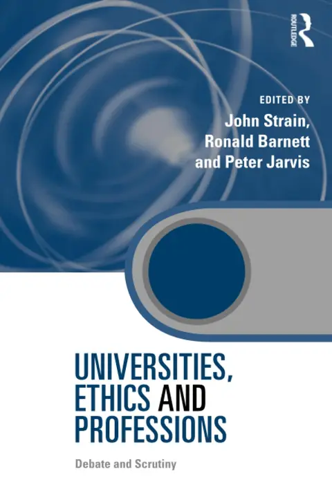 Cover of Universities, Ethics and Professions