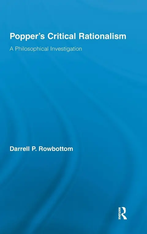 Cover of Popper's Critical Rationalism