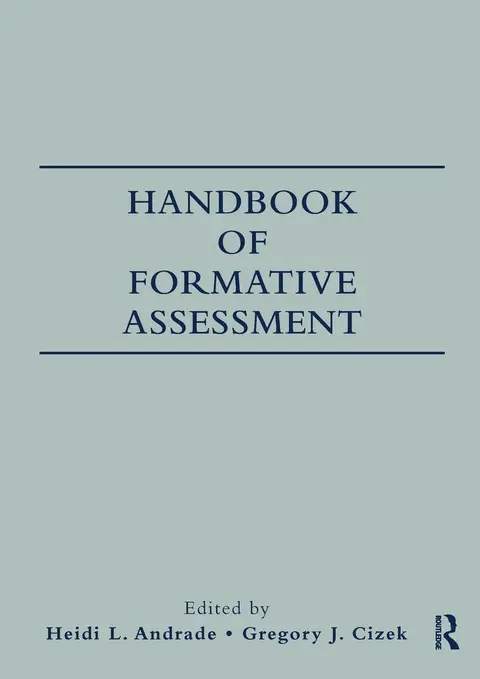 Cover of Handbook of Formative Assessment