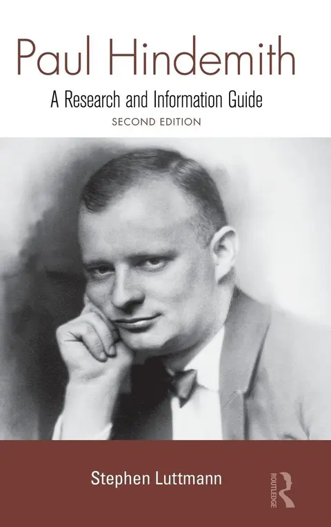 Cover of Paul Hindemith