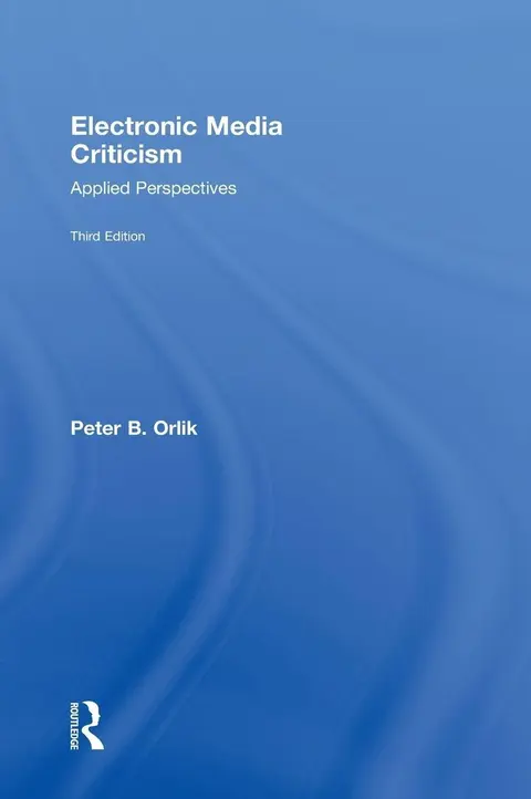 Cover of Electronic Media Criticism