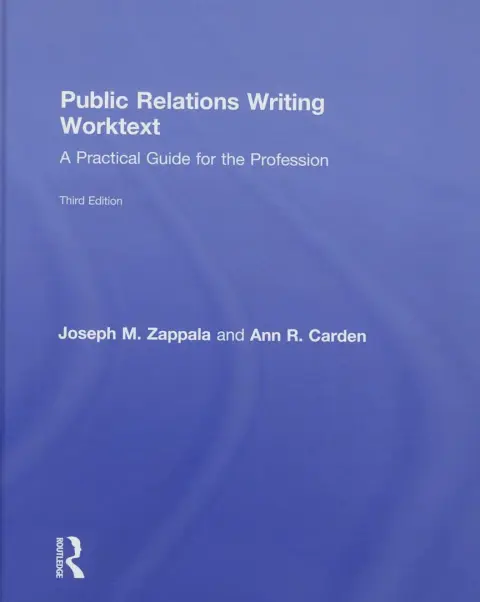 Cover of Public Relations Writing Worktext