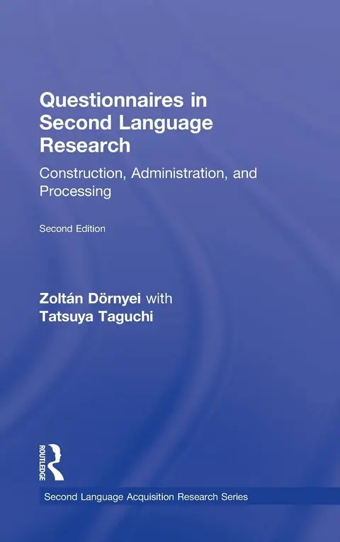 Cover of Questionnaires in Second Language Research