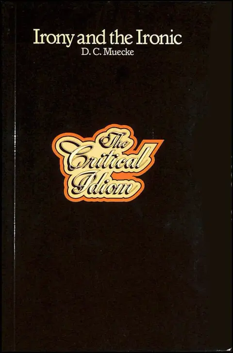 Cover of Irony and the Ironic