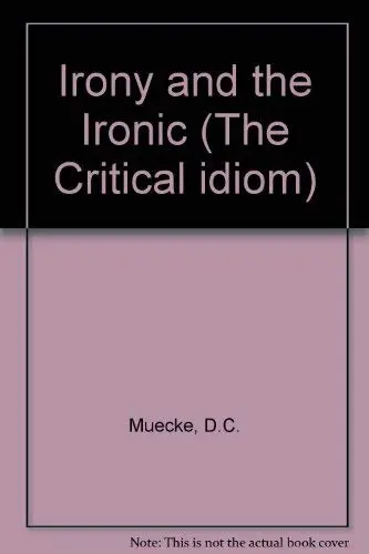Cover of Irony and the Ironic