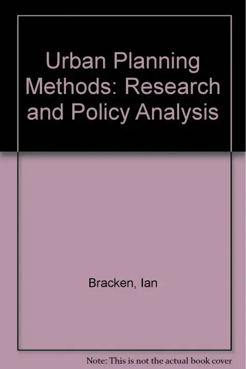 Cover of Urban Planning Methods