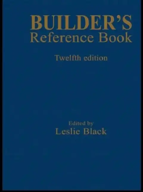 Cover of Builder's Reference Book