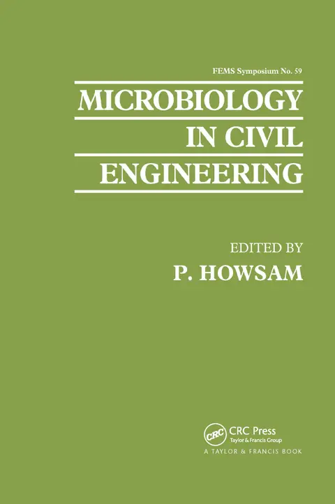 Cover of Microbiology in Civil Engineering