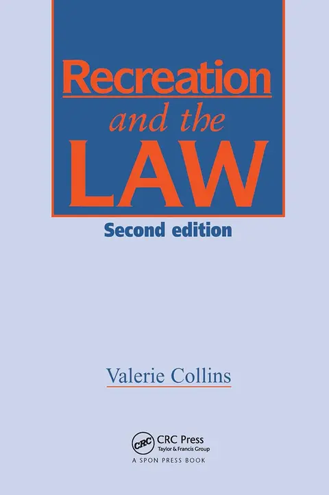 Cover of Recreation and the Law