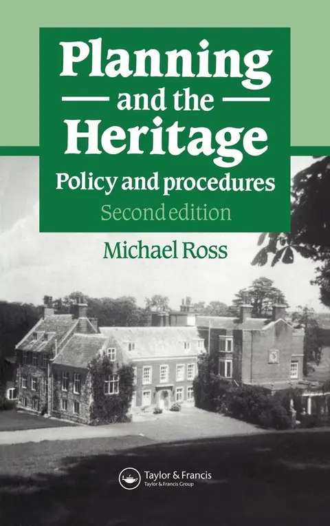 Cover of Planning & the Heritage