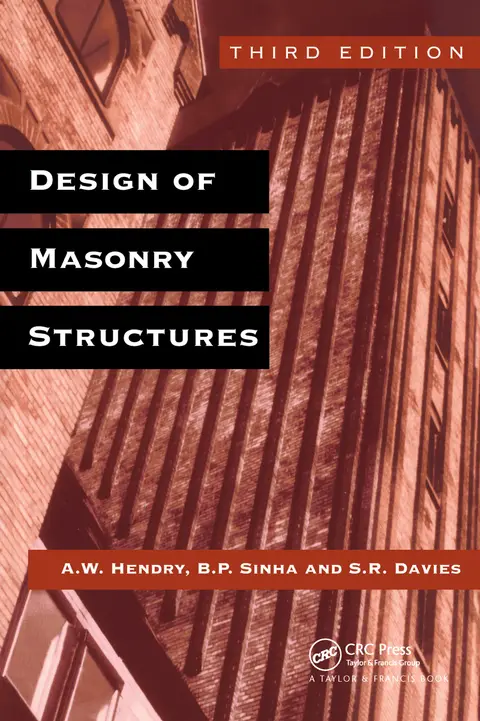 Cover of Design of Masonry Structures