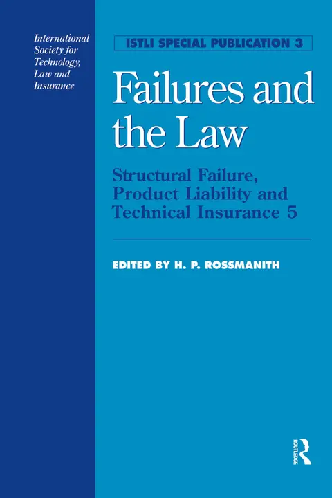 Cover of Failures and the Law