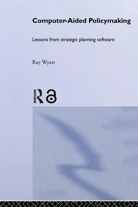 Cover of Computer Aided Policy Making