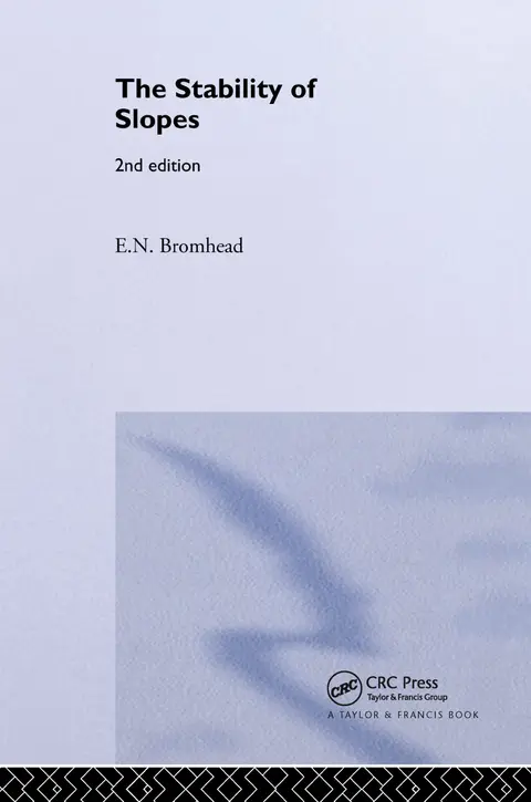 Cover of The Stability of Slopes
