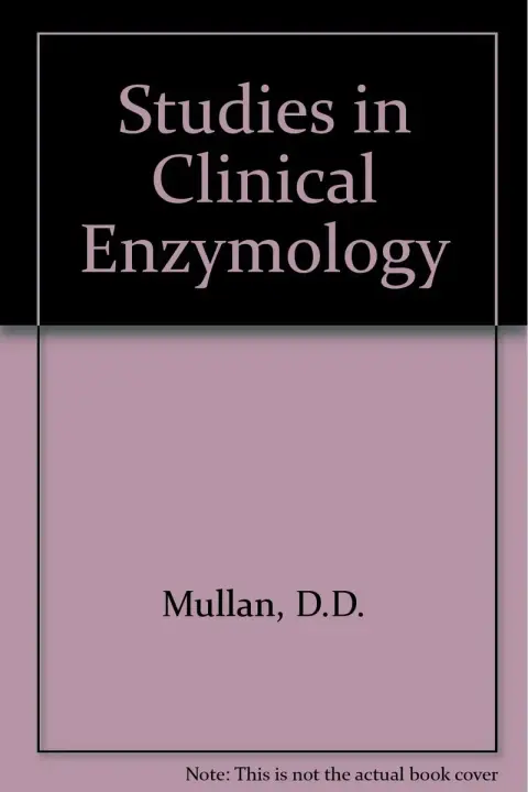 Cover of Studies in Clinical Enzymology