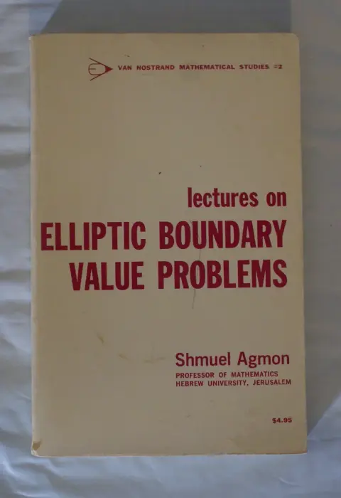 Cover of Lectures on Elliptic Boundary Value Problems