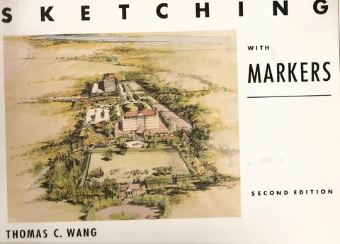 Cover of Sketching with Markers