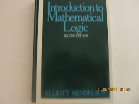 Cover of Introduction to Mathematical Logic