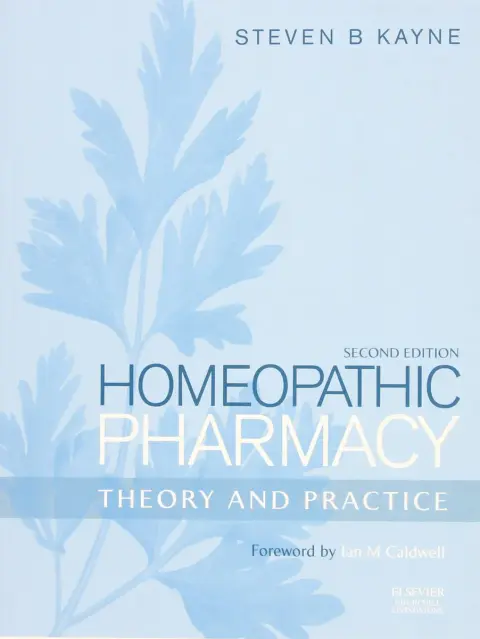 Cover of Homeopathic Pharmacy