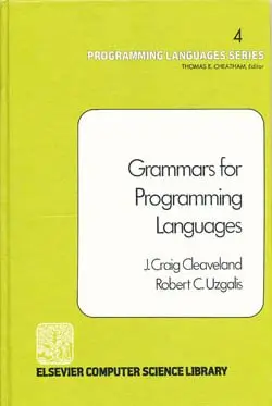 Cover of Grammars for Programming Languages