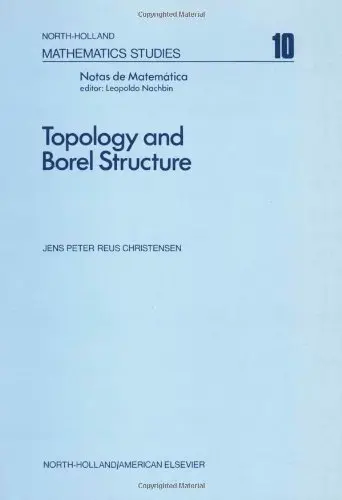 Cover of Topology and Borel Structure