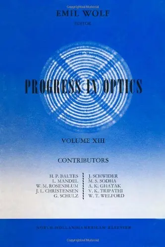 Cover of Progress in Optics Volume 13