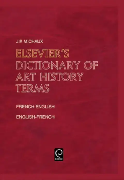 Cover of Elsevier's Dictionary of Art History Terms