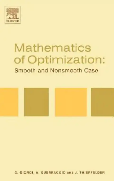 Cover of Mathematics of Optimization