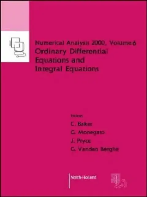 Cover of Ordinary Differential Equations and Integral Equations