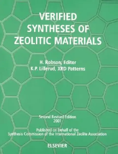 Cover of Verified Synthesis of Zeolitic Materials