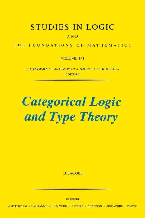 Cover of Categorical Logic and Type Theory