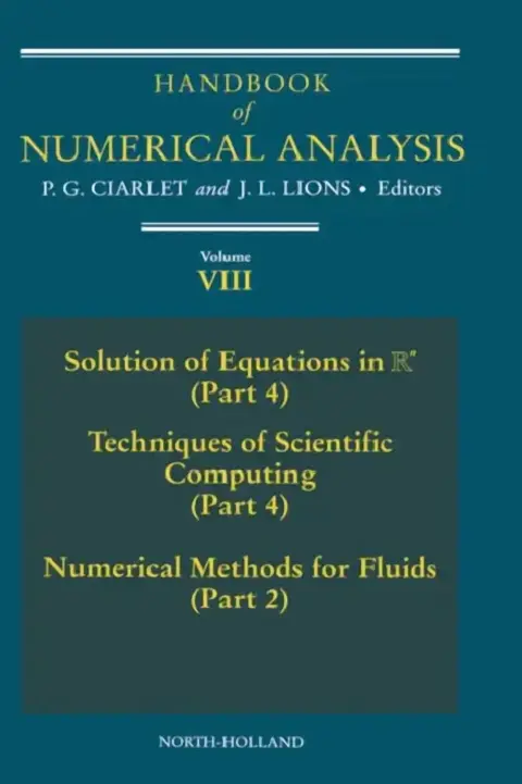 Cover of Handbook of Numerical Analysis