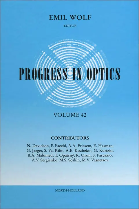 Cover of Progress in Optics