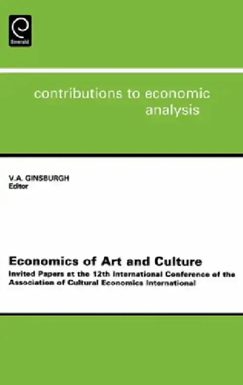 Cover of Economics of Art and Culture
