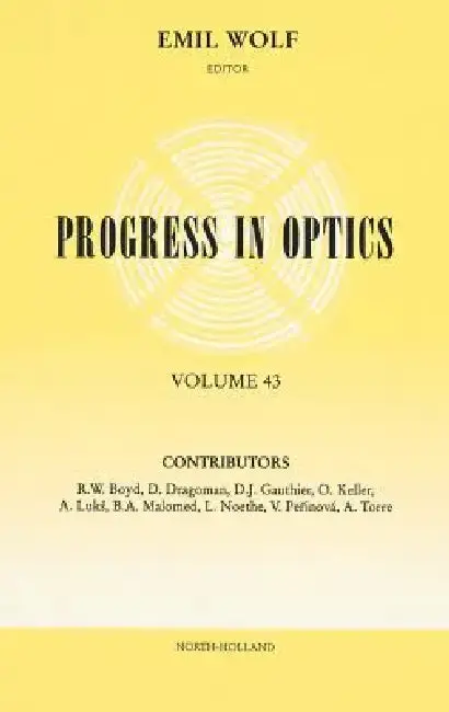 Cover of Progress in Optics