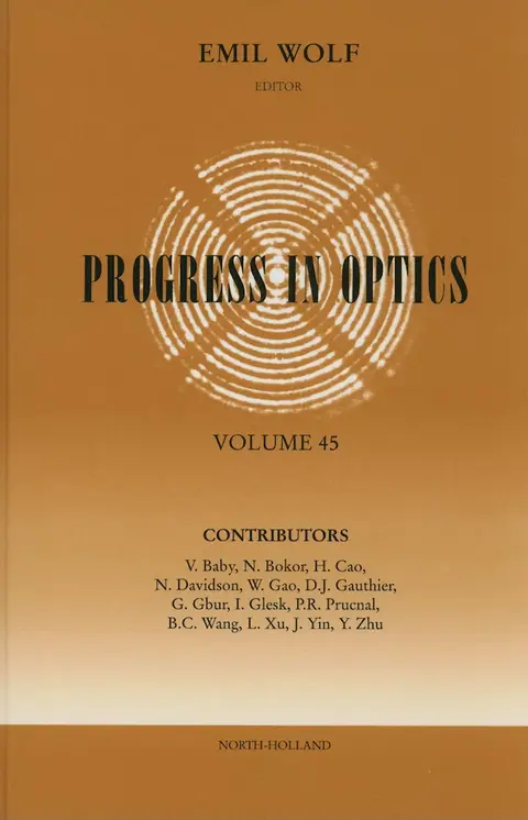 Cover of Progress in Optics