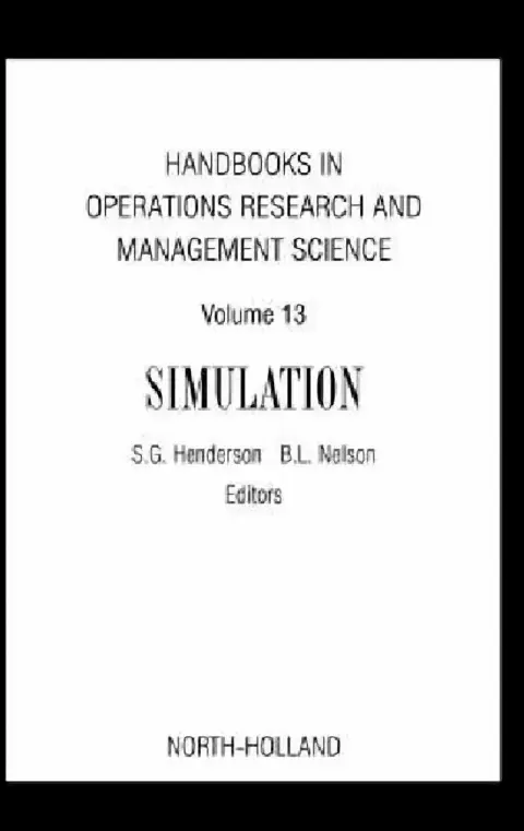 Cover of Handbooks in Operations Research and Management Science