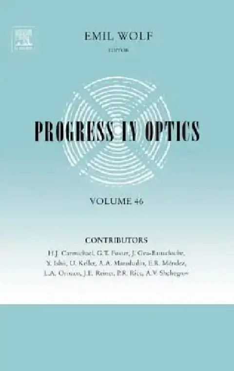 Cover of Progress in Optics